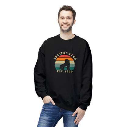 Retro Skaters Club Unisex Fleece Crewneck Sweatshirt