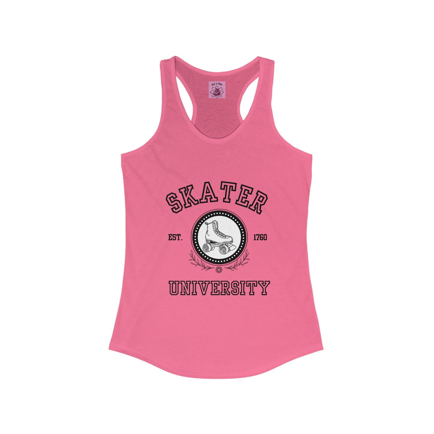 Women's Skater University (Solid) Racerback Tank