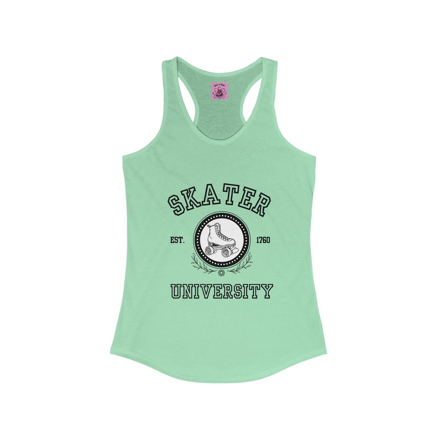 Women's Skater University (Solid) Racerback Tank