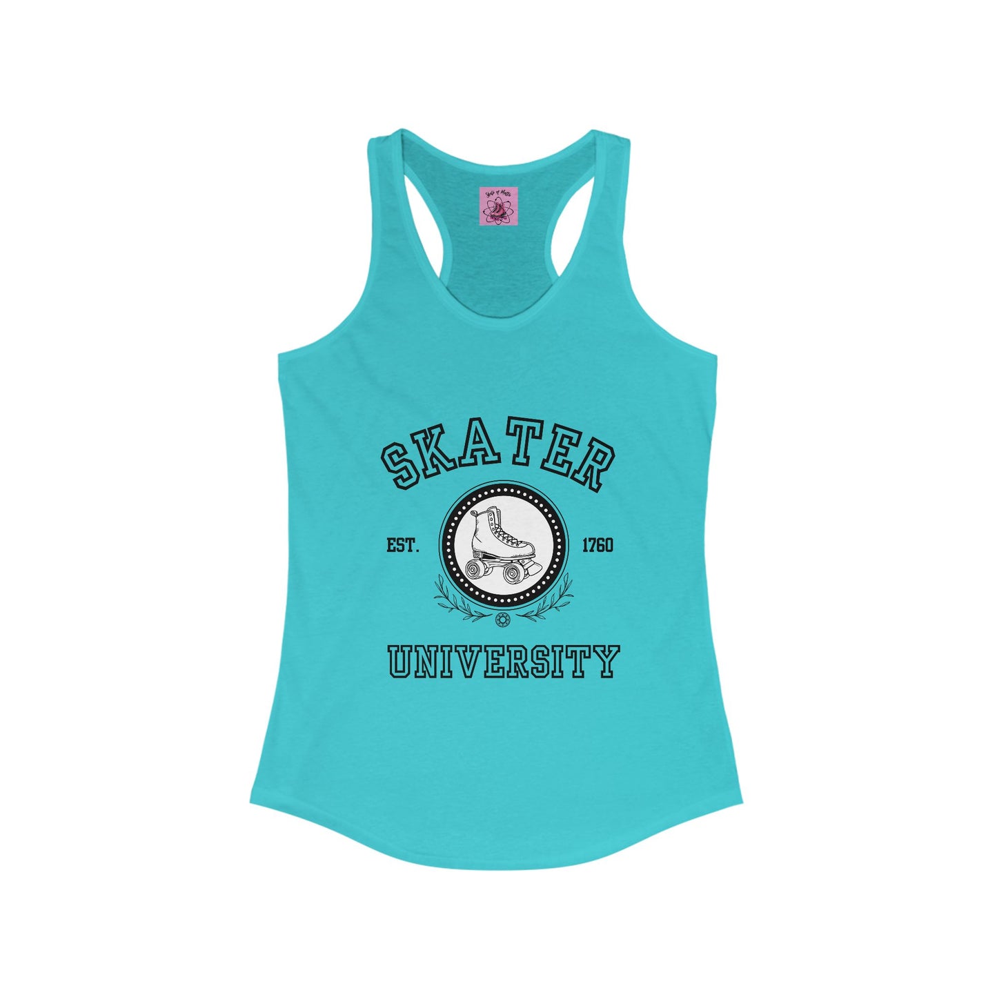 Women's Skater University (Solid) Racerback Tank