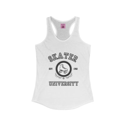 Women's Skater University (Solid) Racerback Tank