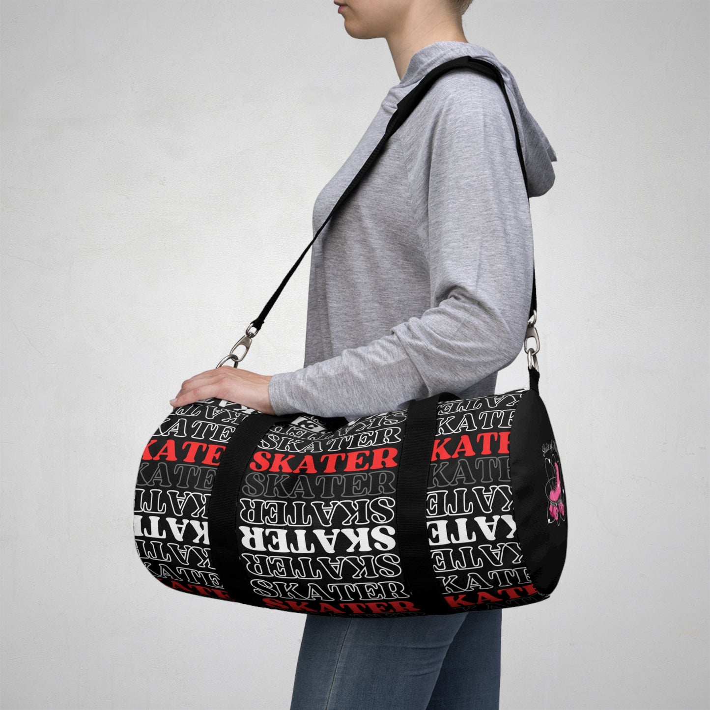Red Statement Skater Duffel Bag