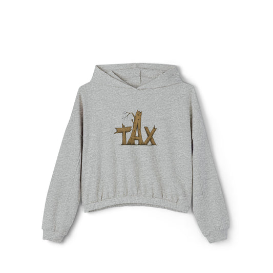 Women’s Cropped Wood Tax Sweatshirt