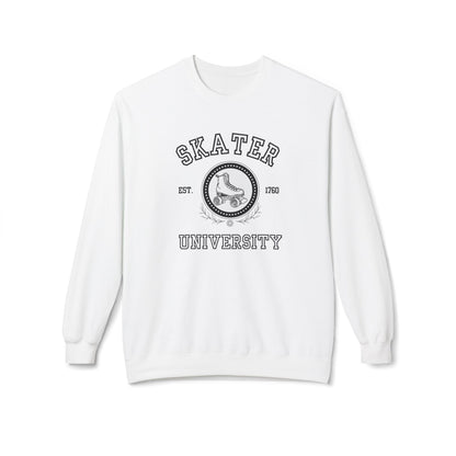 Skater University (Solid) Unisex Fleece Crewneck Sweatshirt