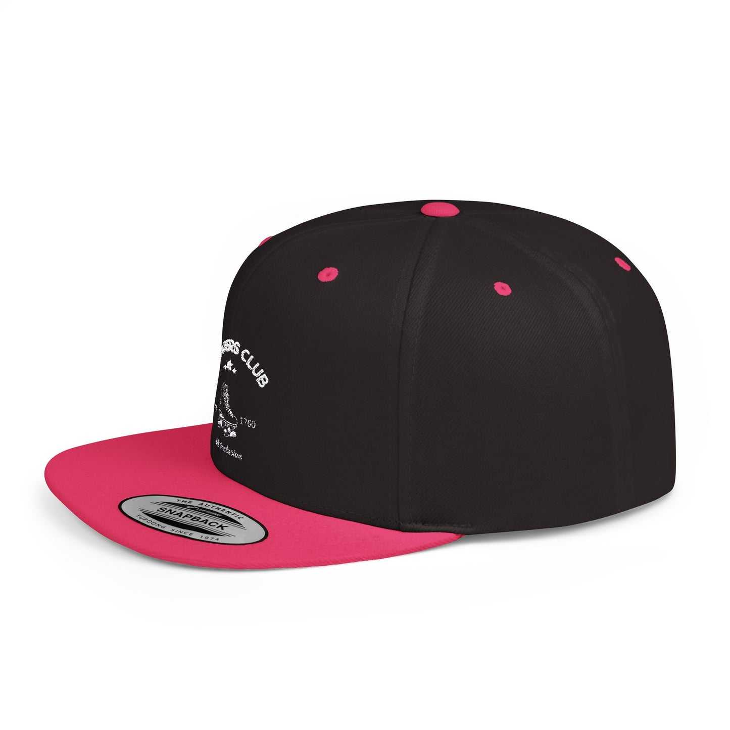 Skaters Club Embroidered Flat Bill Snapback