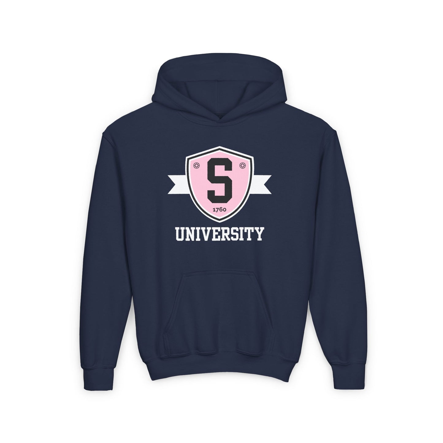 Kids Skater University Emblem (Solid) Sweatshirt