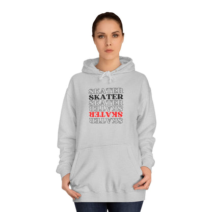 Red Statement Skater Unisex Hoodie