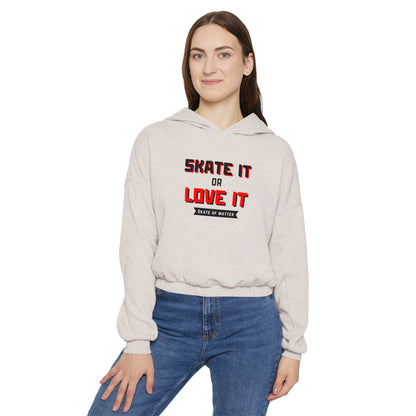 Women’s Cropped Skate it or Love It Sweatshirt