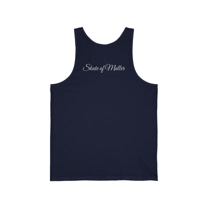 Round Black Skaters Club Unisex Tank