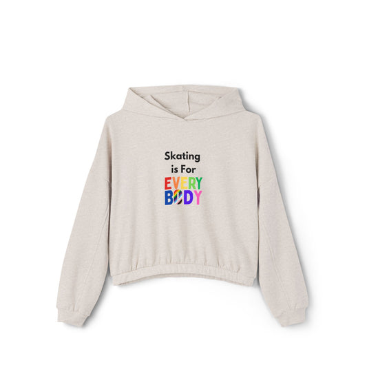 Women’s Cropped Skating is For Everybody Sweatshirt