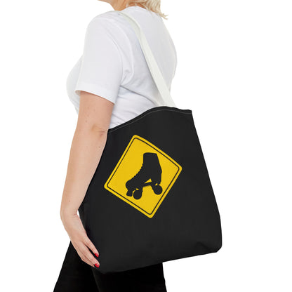 Warning Skater Tote Bag