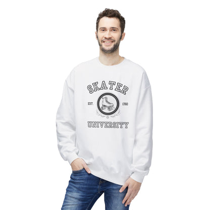 Skater University (Solid) Unisex Fleece Crewneck Sweatshirt