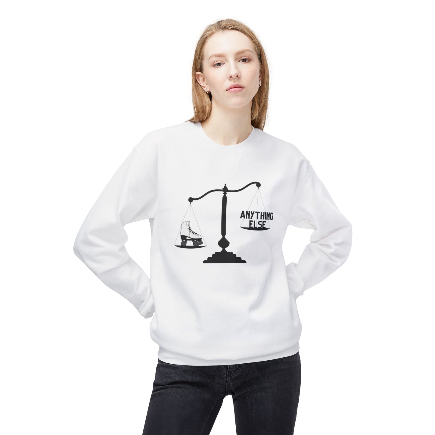 Skating > Anything Else Unisex Fleece Crewneck Sweatshirt