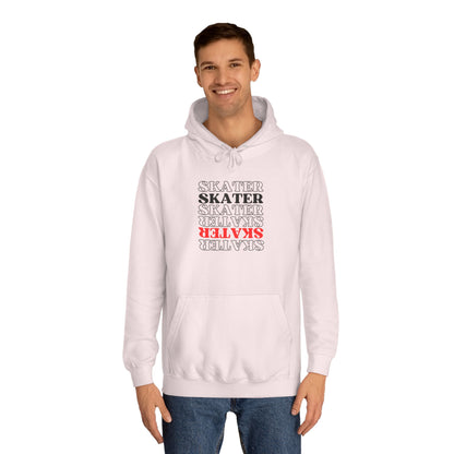 Red Statement Skater Unisex Hoodie