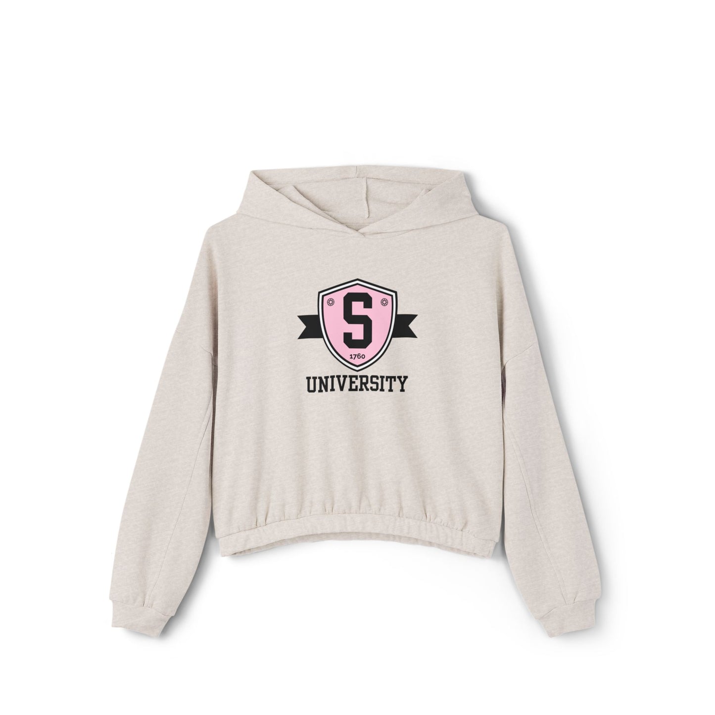 Women’s Cropped Skater University Emblem Sweatshirt