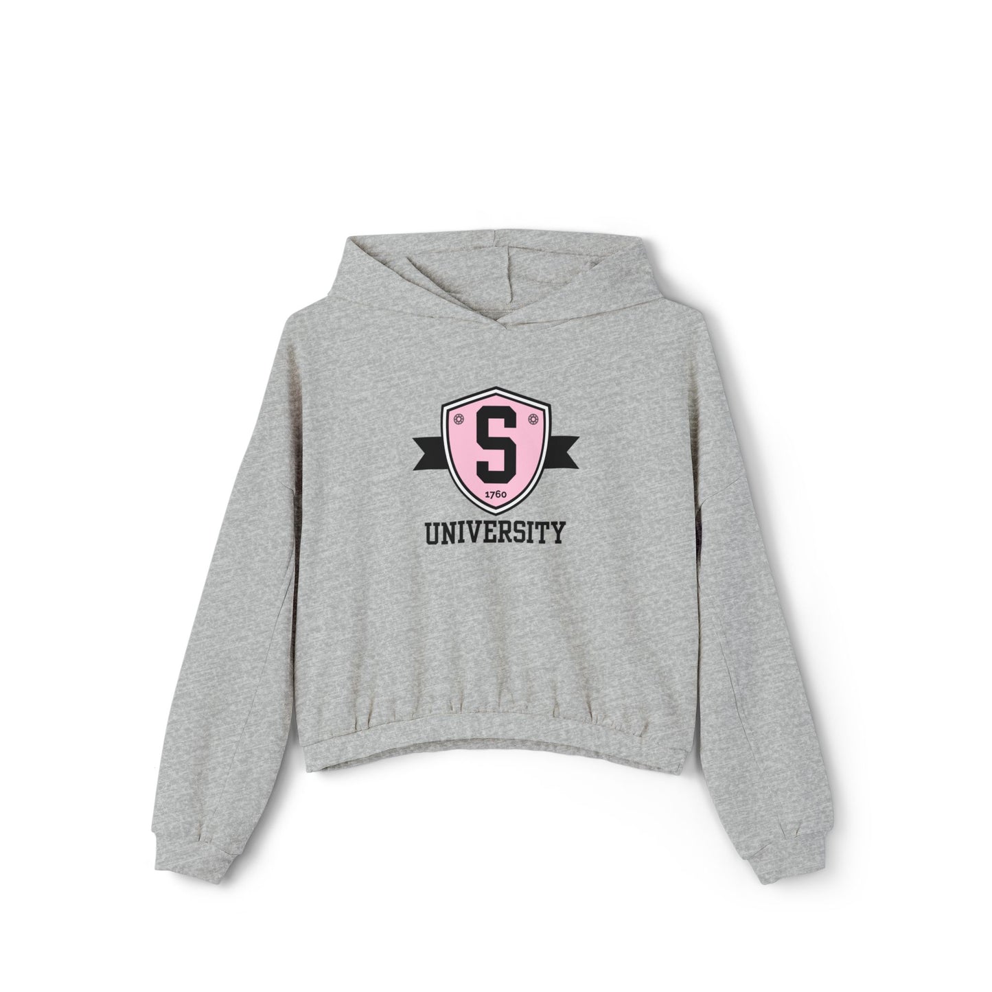 Women’s Cropped Skater University Emblem Sweatshirt