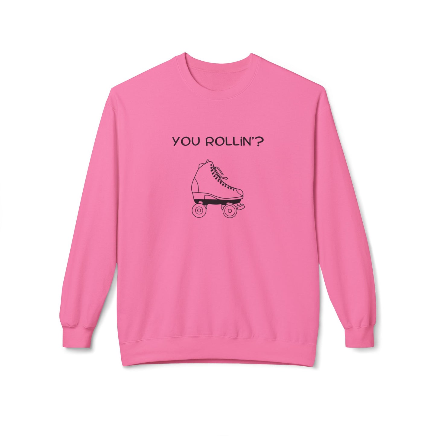 You Rollin? Unisex Fleece Crewneck Sweatshirt