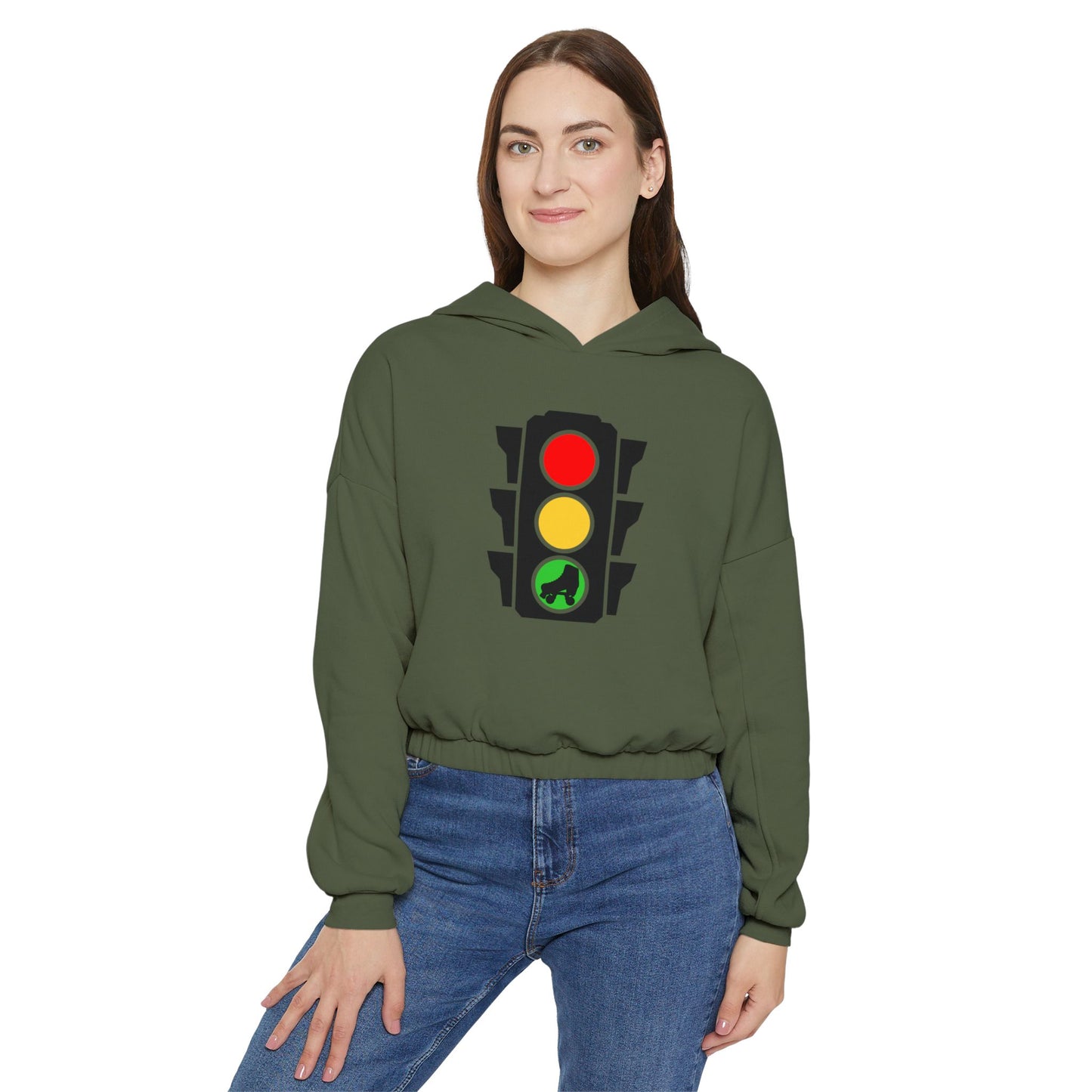 Women’s Cropped Ready, Set, Go Skating! Sweatshirt