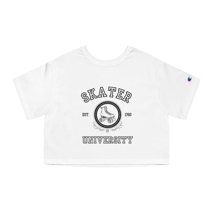 Champion Women's Skater University (Solid) Cropped T-Shirt