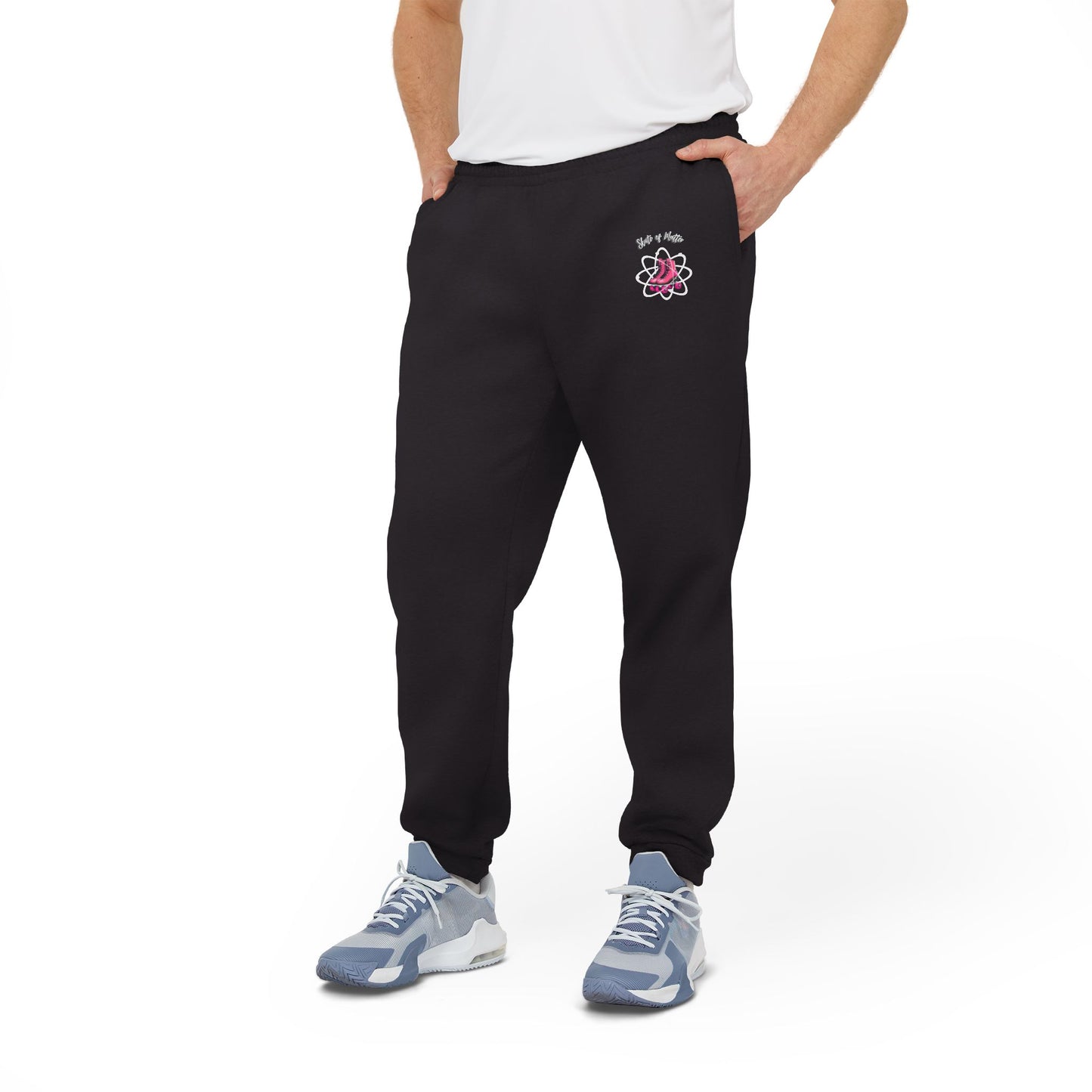 Skate of Matter Logo Unisex Adidas Fleece Joggers