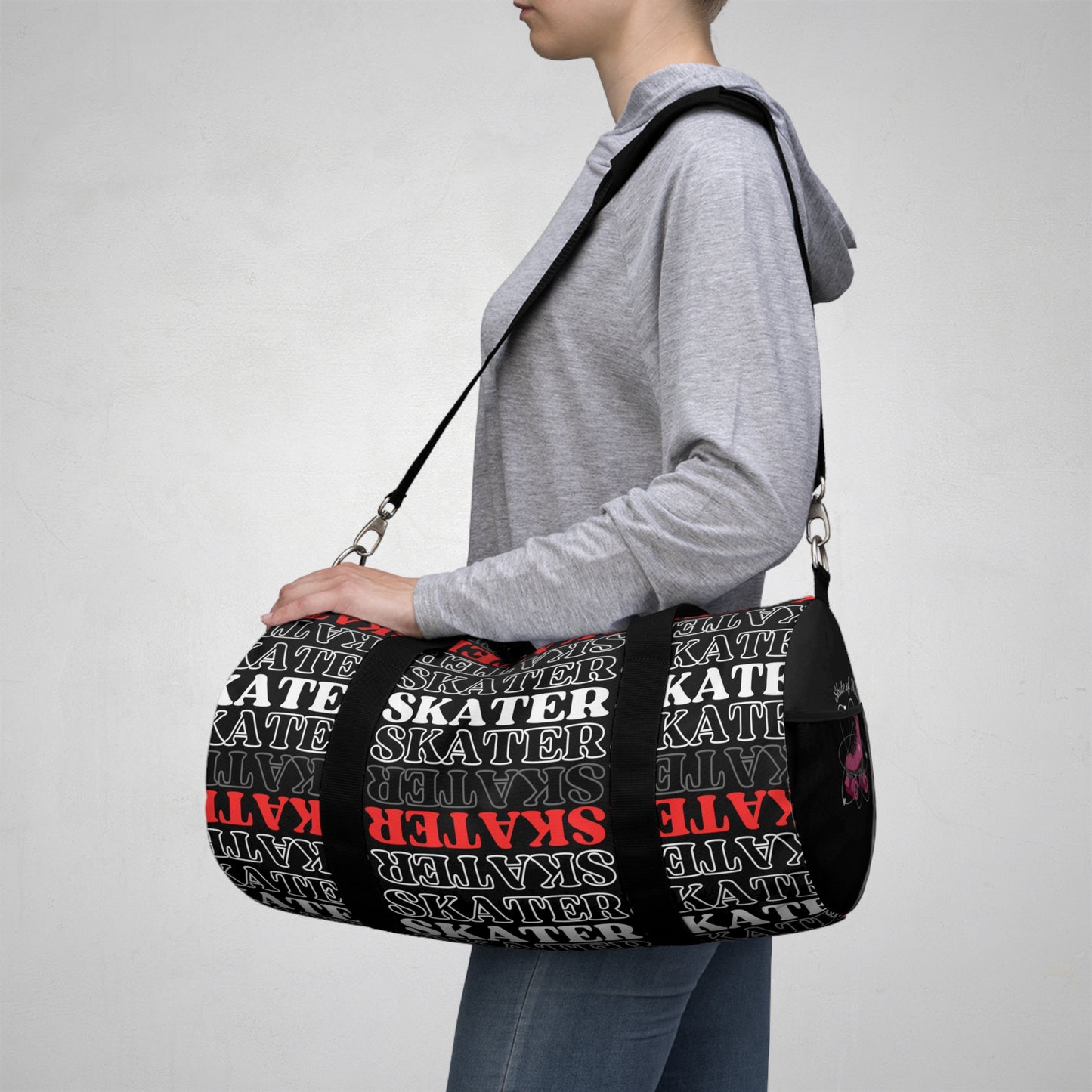 Red Statement Skater Duffel Bag