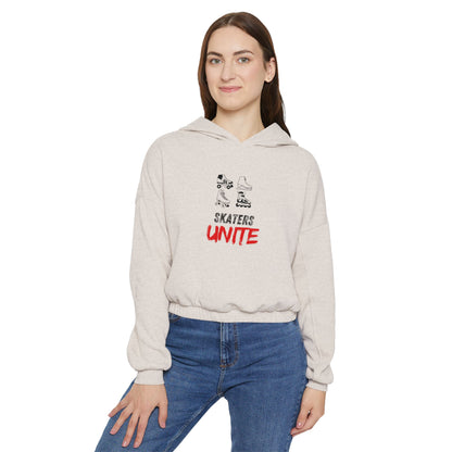 Women’s Cropped Skaters Unite Hoodie