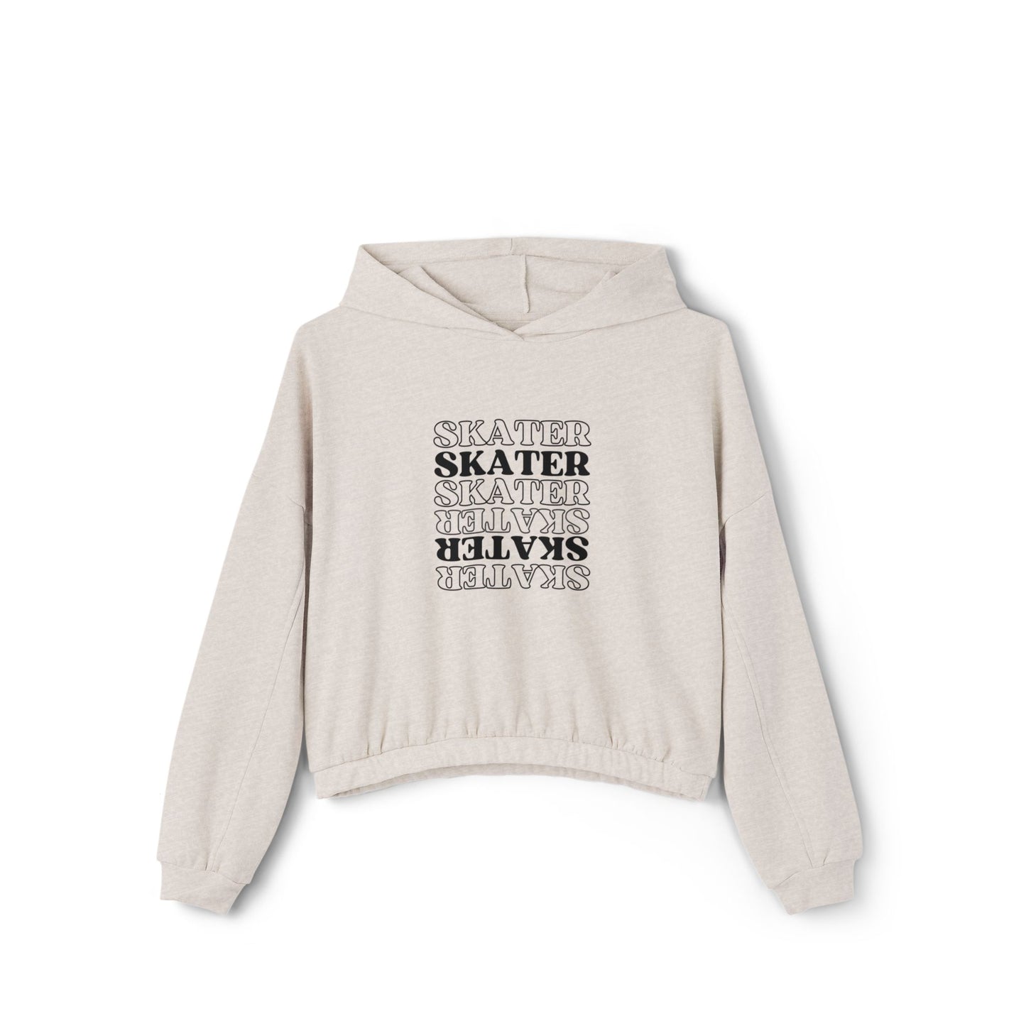 Women’s Cropped Statement Skater Sweatshirt