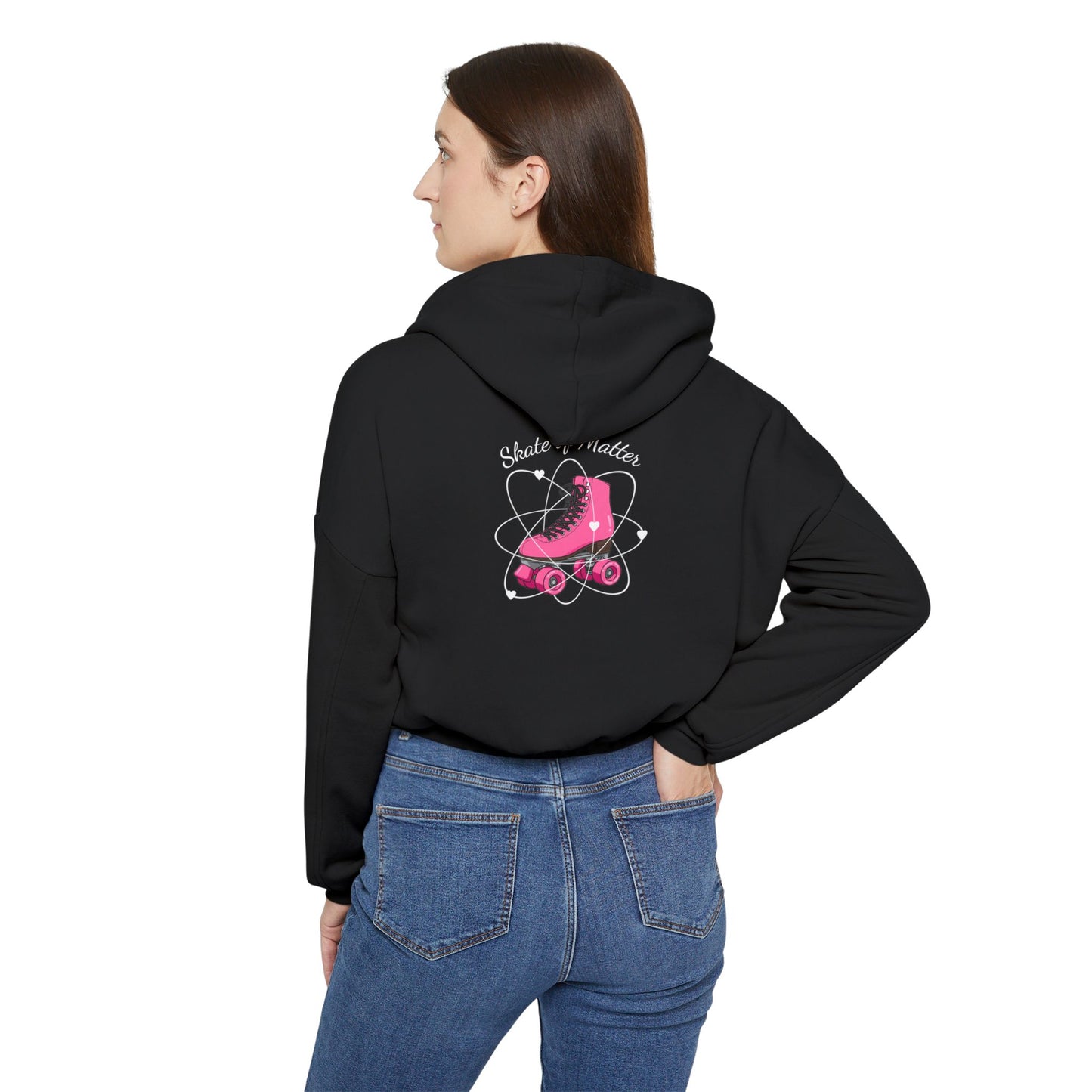 Women’s Cropped Retro Skater Hoodie
