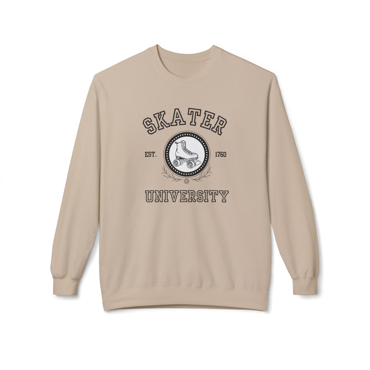 Skater University (Solid) Unisex Fleece Crewneck Sweatshirt