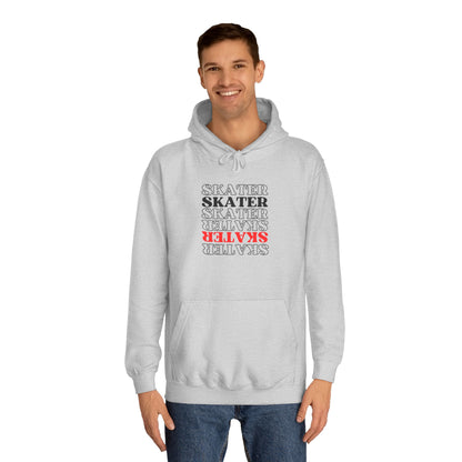 Red Statement Skater Unisex Hoodie