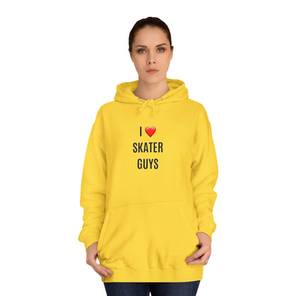 I Love Skater Guys Unisex Hoodie