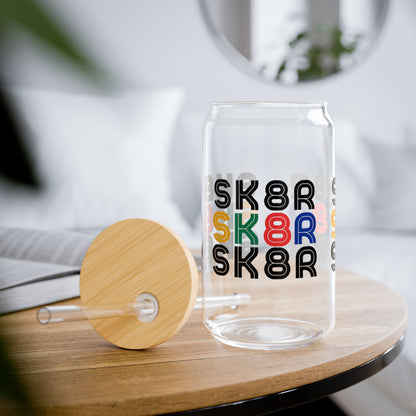 Retro Skater Glass, 16oz