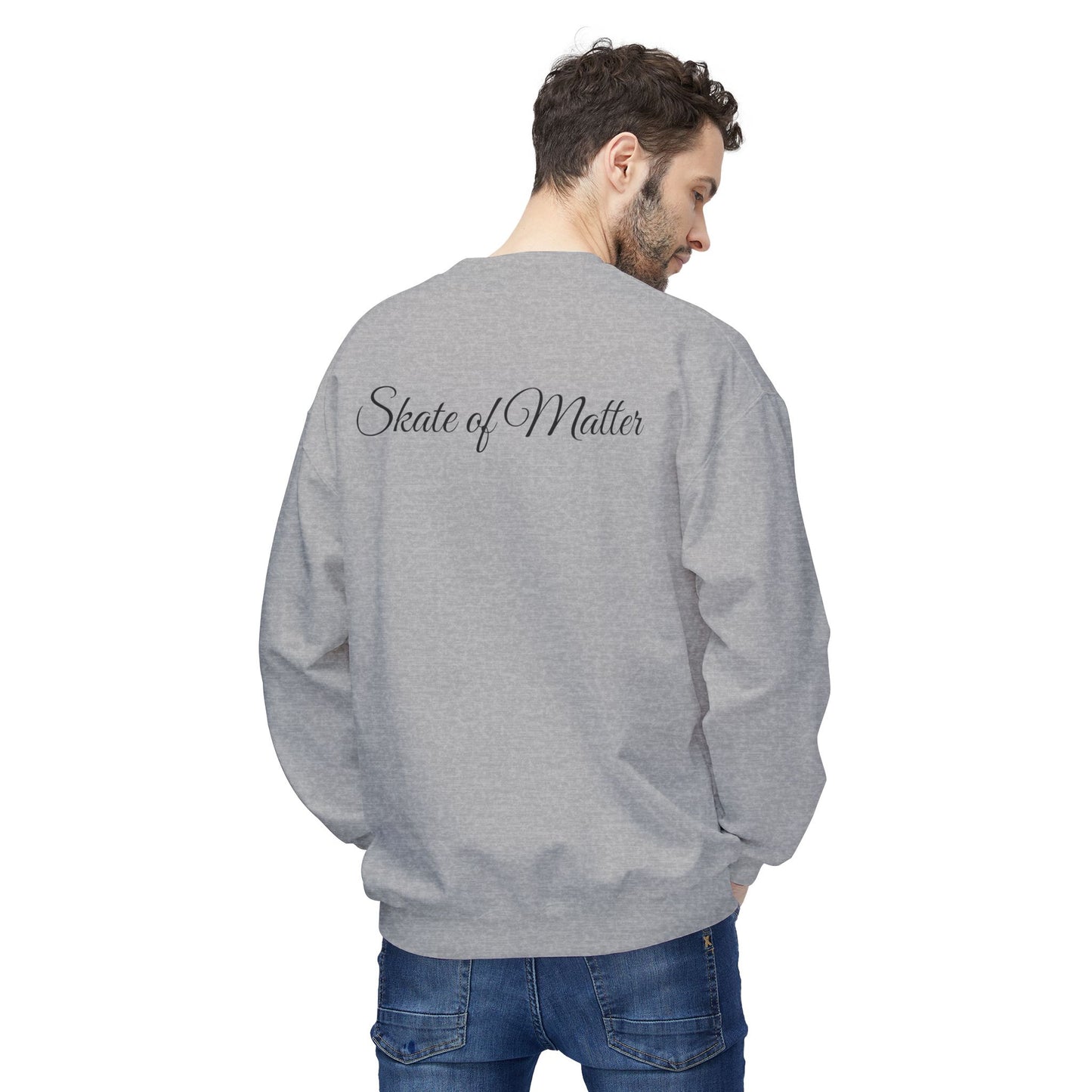 I Love Skater Guys Unisex Fleece Crewneck Sweatshirt