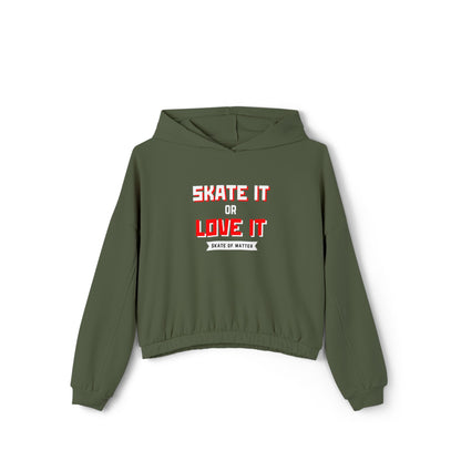 Women’s Cropped Skate it or Love It Sweatshirt