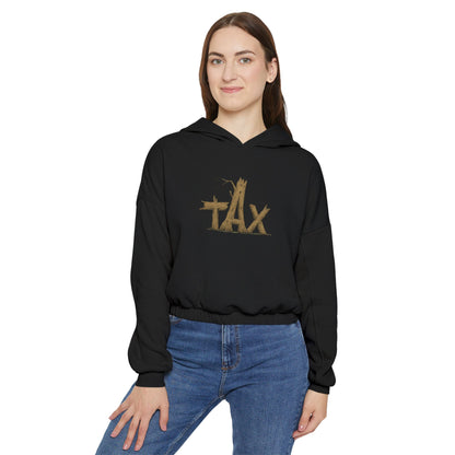 Women’s Cropped Wood Tax Sweatshirt