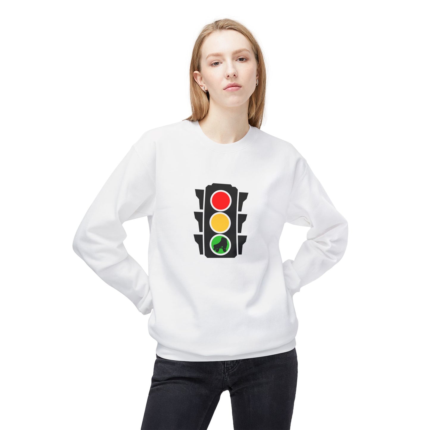 Ready, Set, Go Skating! Fleece Crewneck Sweatshirt