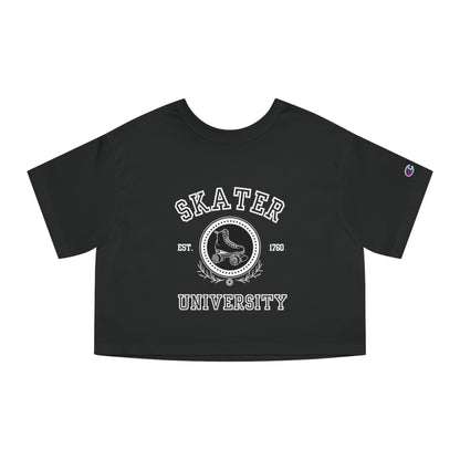 Champion Women's Skater University (Solid) Cropped T-Shirt