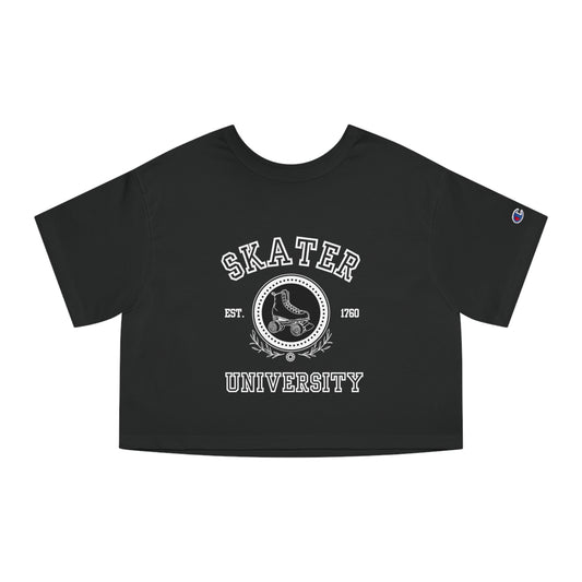 Champion Women's Skater University (Solid) Cropped T-Shirt