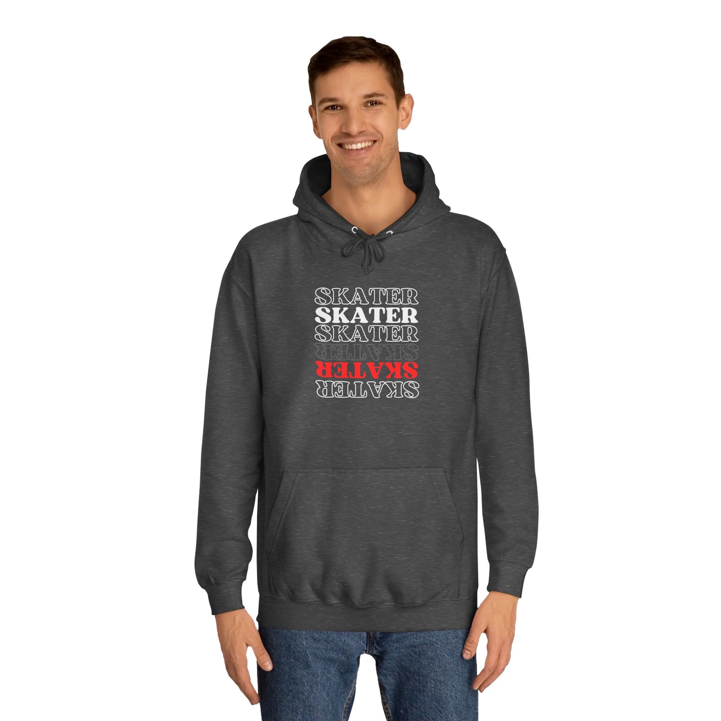 Red Statement Skater Unisex Hoodie