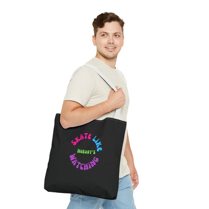 Colorful Skate Like Nobody's Watching Tote Bag