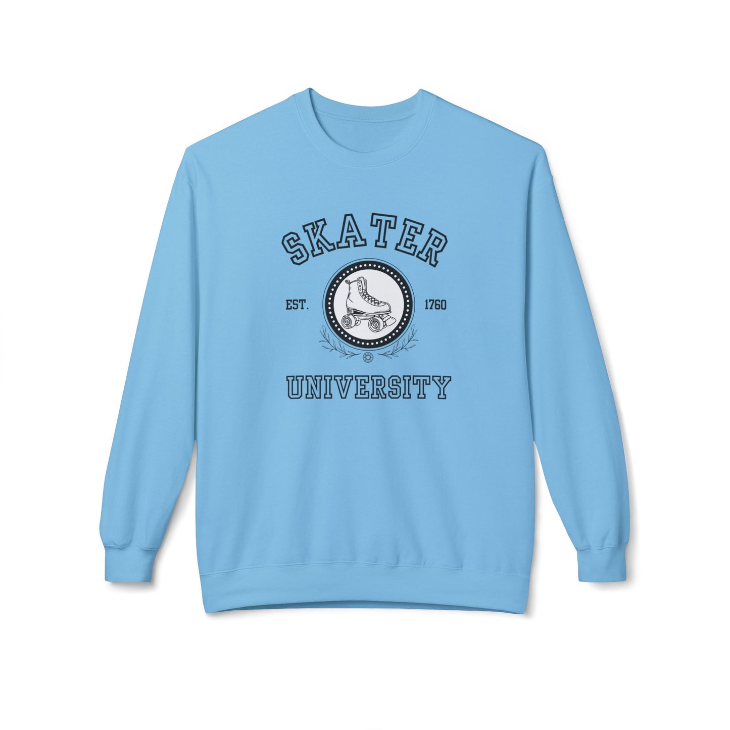 Skater University (Solid) Unisex Fleece Crewneck Sweatshirt