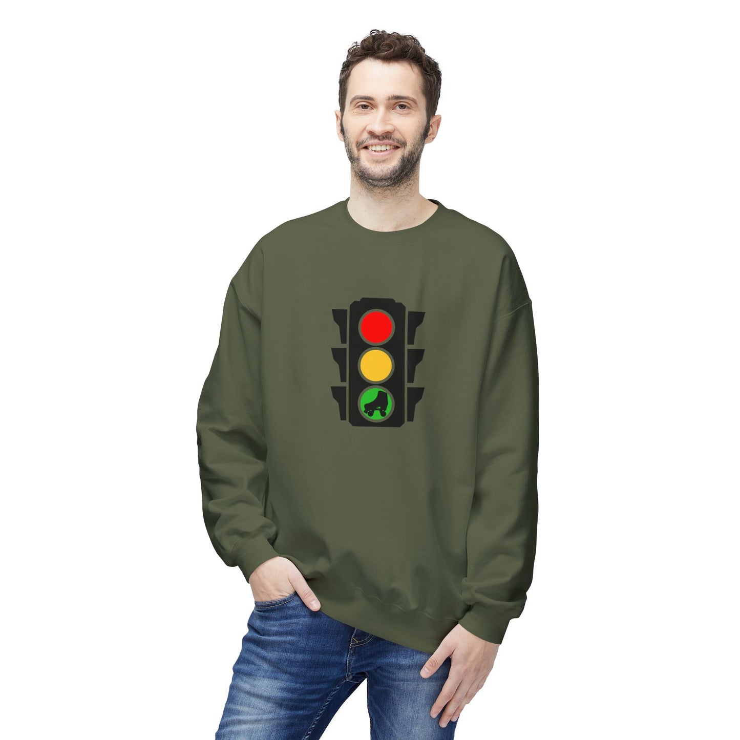 Ready, Set, Go Skating! Fleece Crewneck Sweatshirt