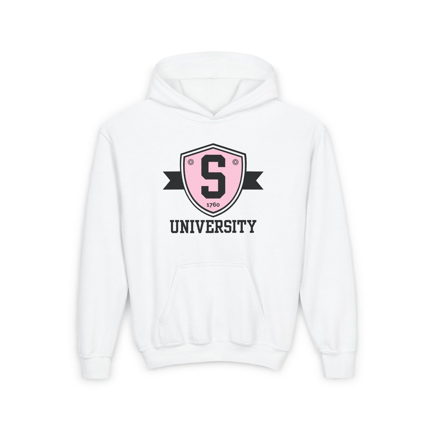 Kids Skater University Emblem (Solid) Sweatshirt