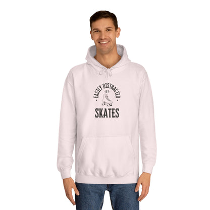 Easily Distracted by Skates Unisex Hoodie