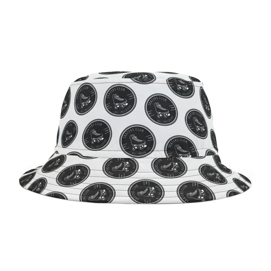 Hats - Black Round Skaters Club Bucket Hat - Skate of Matter LLC