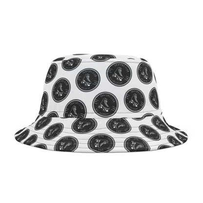 Hats - Black Round Skaters Club Bucket Hat - Skate of Matter LLC