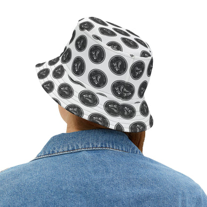 Hats - Black Round Skaters Club Bucket Hat - Skate of Matter LLC