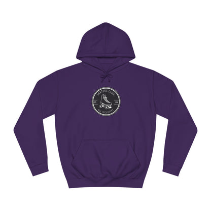 Hoodie - Black Round Skaters Club Unisex Hoodie - Skate of Matter LLC