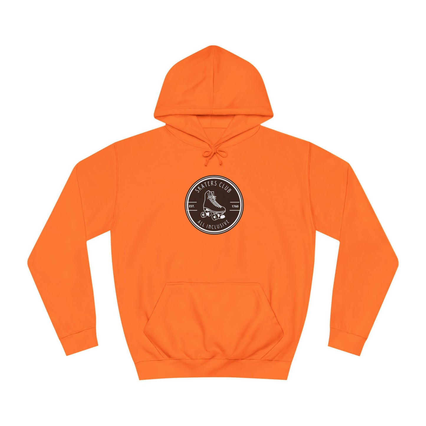 Hoodie - Black Round Skaters Club Unisex Hoodie - Skate of Matter LLC