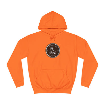 Hoodie - Black Round Skaters Club Unisex Hoodie - Skate of Matter LLC